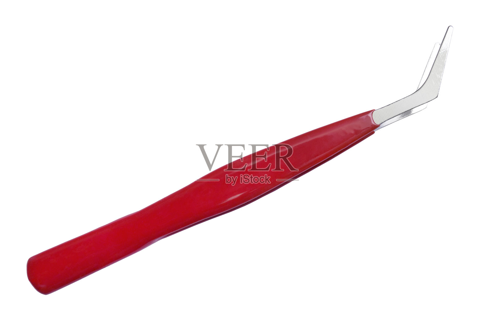 成角的镊子孤立照片摄影图片