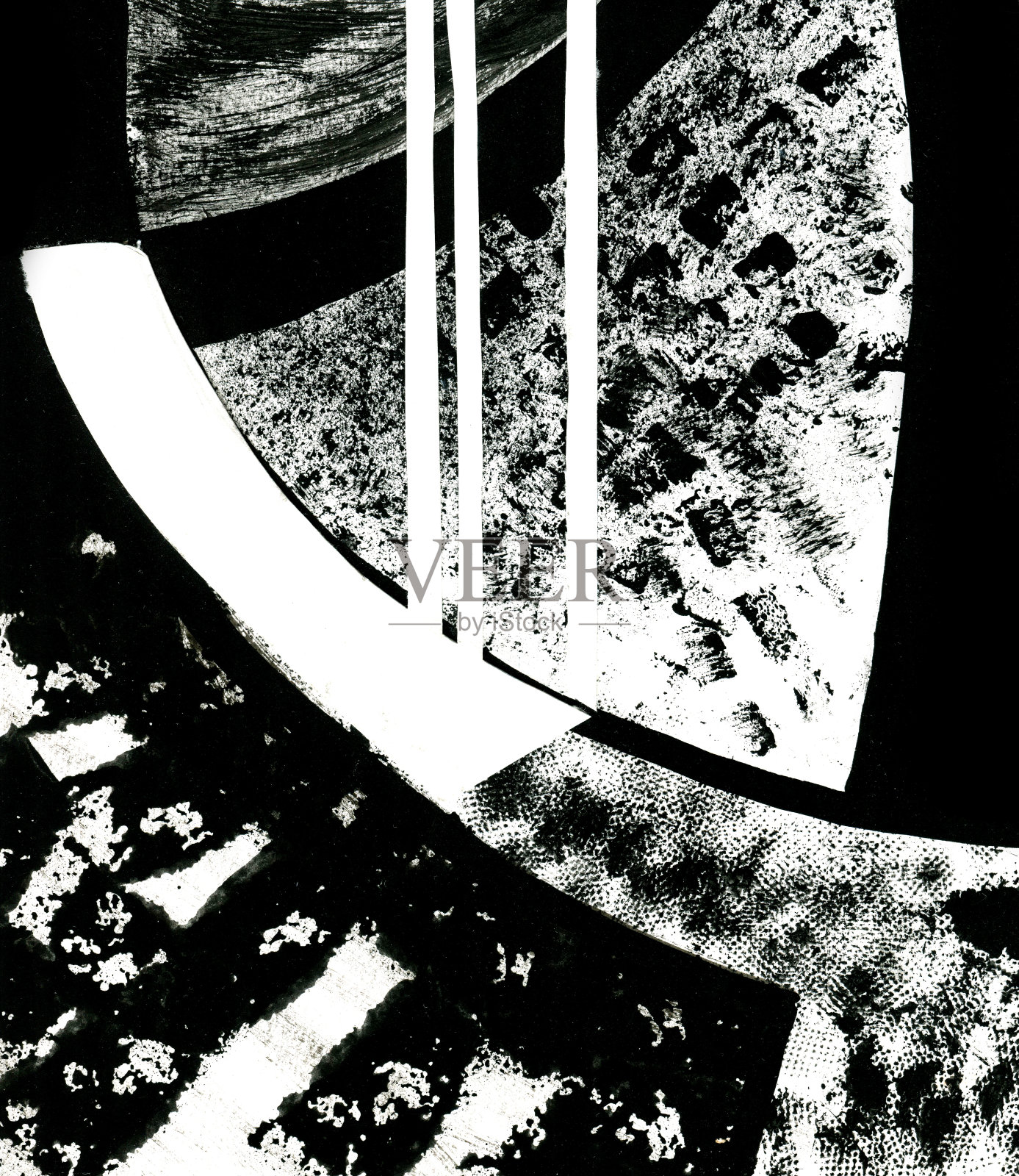 抽象的纹理划破了城市垃圾背景。飞溅与污物，表情笔触插图插画图片素材