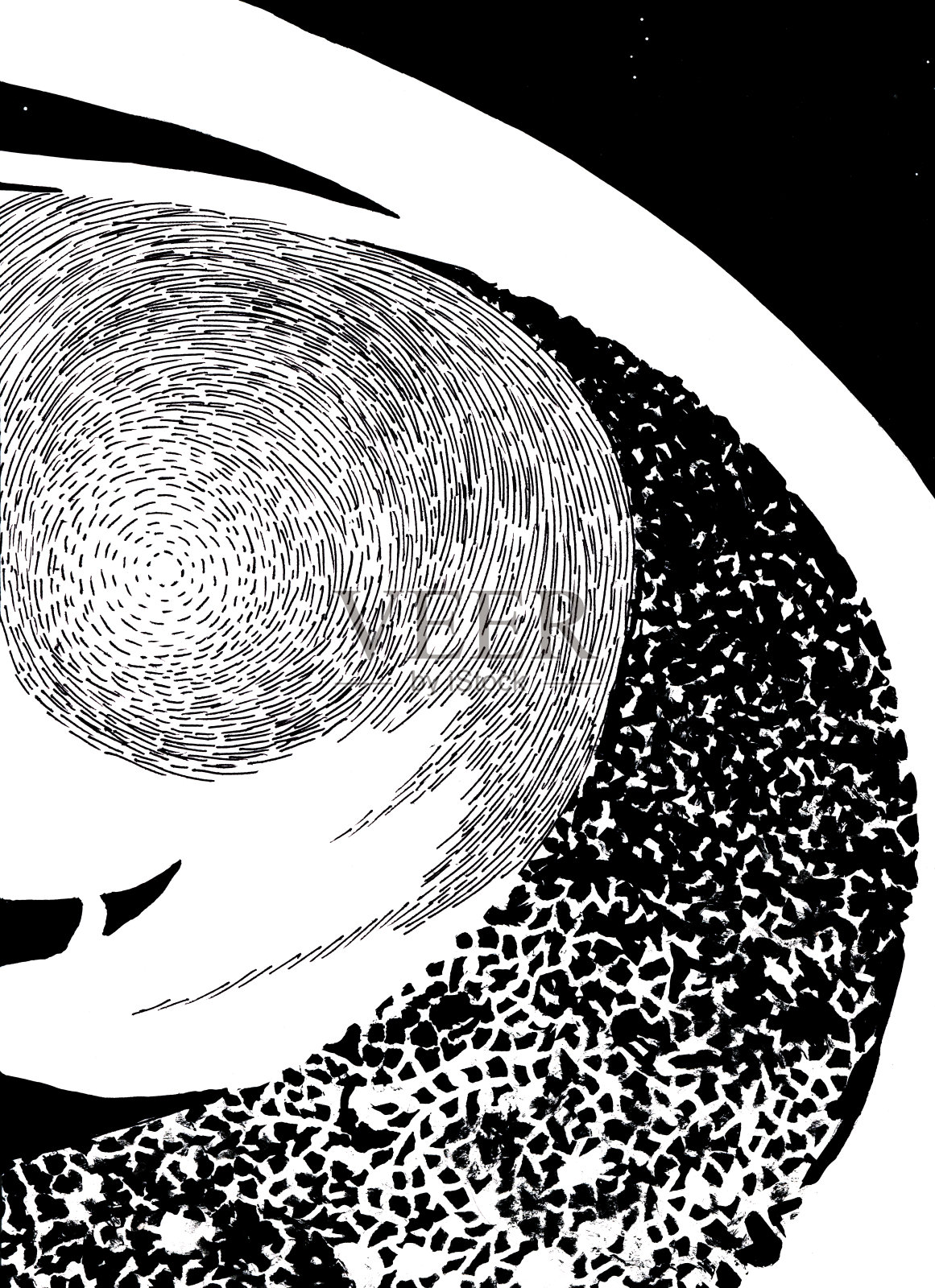 抽象的纹理划破了城市垃圾背景。飞溅与污物，表情笔触插图插画图片素材