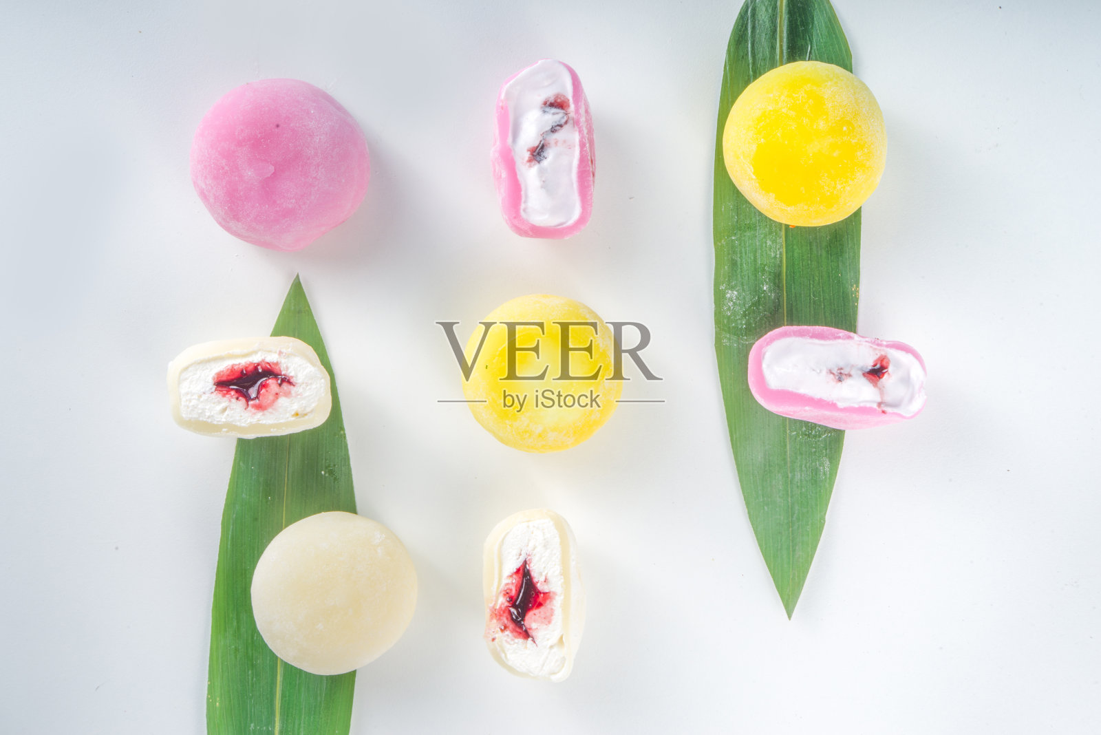 日本冰淇淋麻糬照片摄影图片