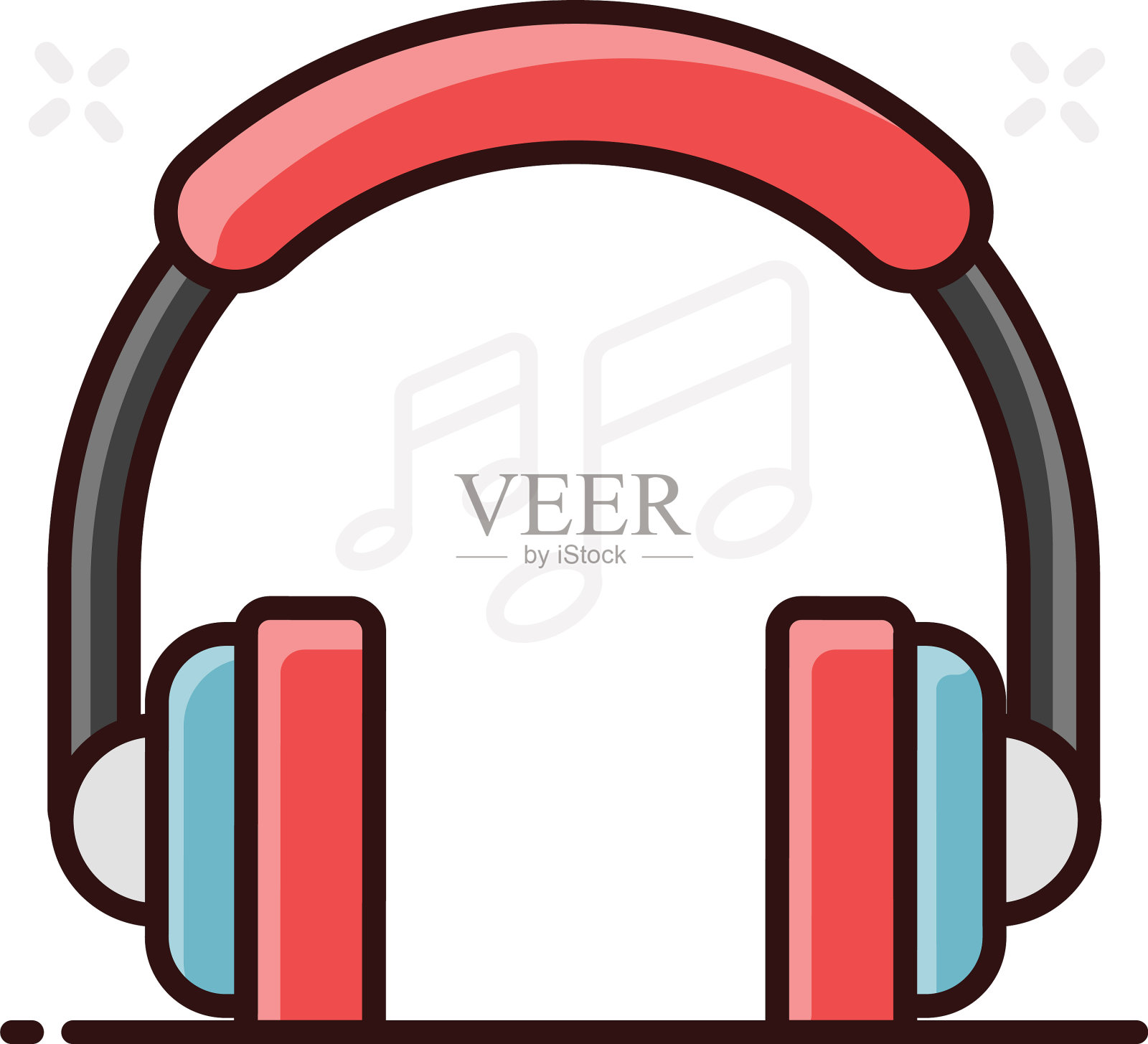 耳机插画图片素材