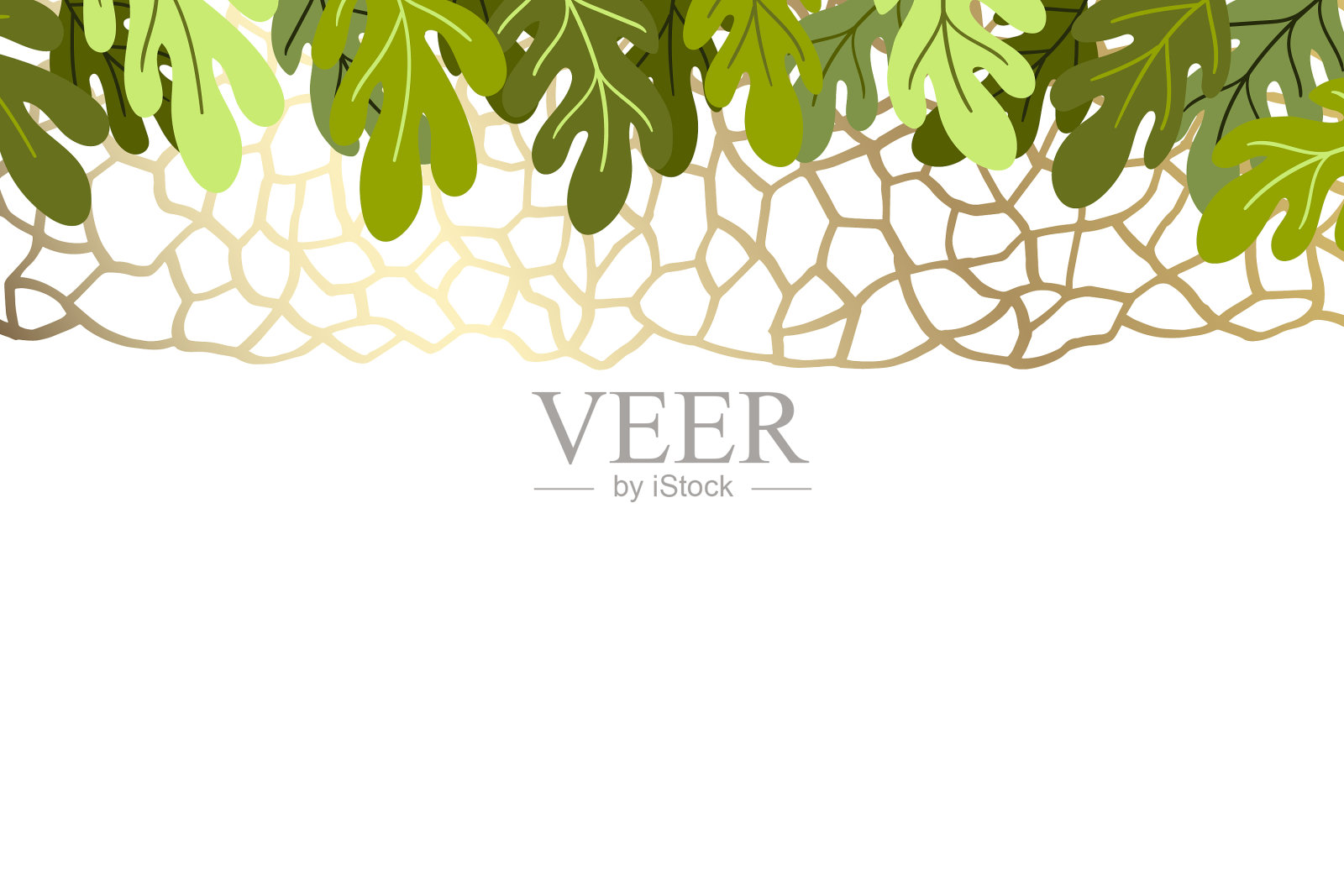 花架与多彩的异国情调的树枝和插画图片素材