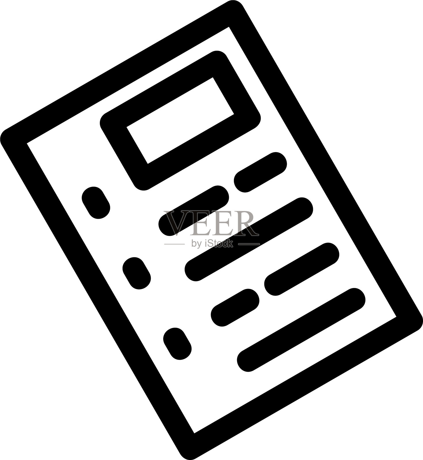 文档图标或标识孤立的符号符号插画图片素材