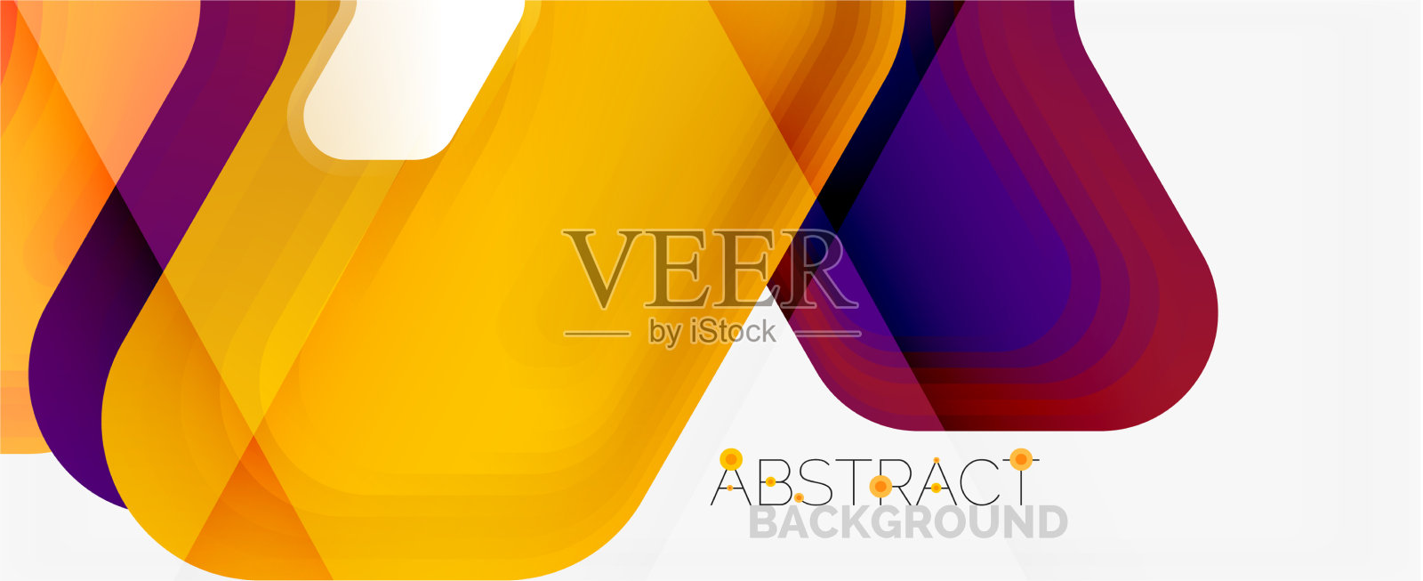 三维箭头几何构成抽象插画图片素材