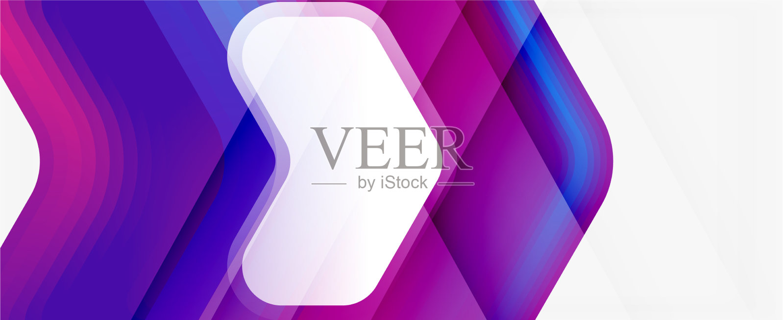 三维箭头几何构成抽象插画图片素材