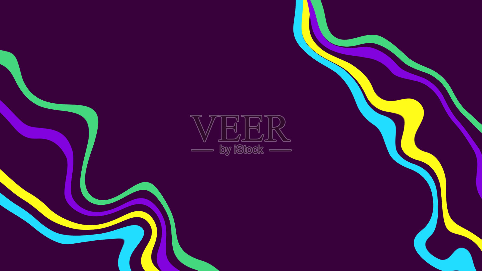 新潮的星空与流体和几何形状的背景照片摄影图片