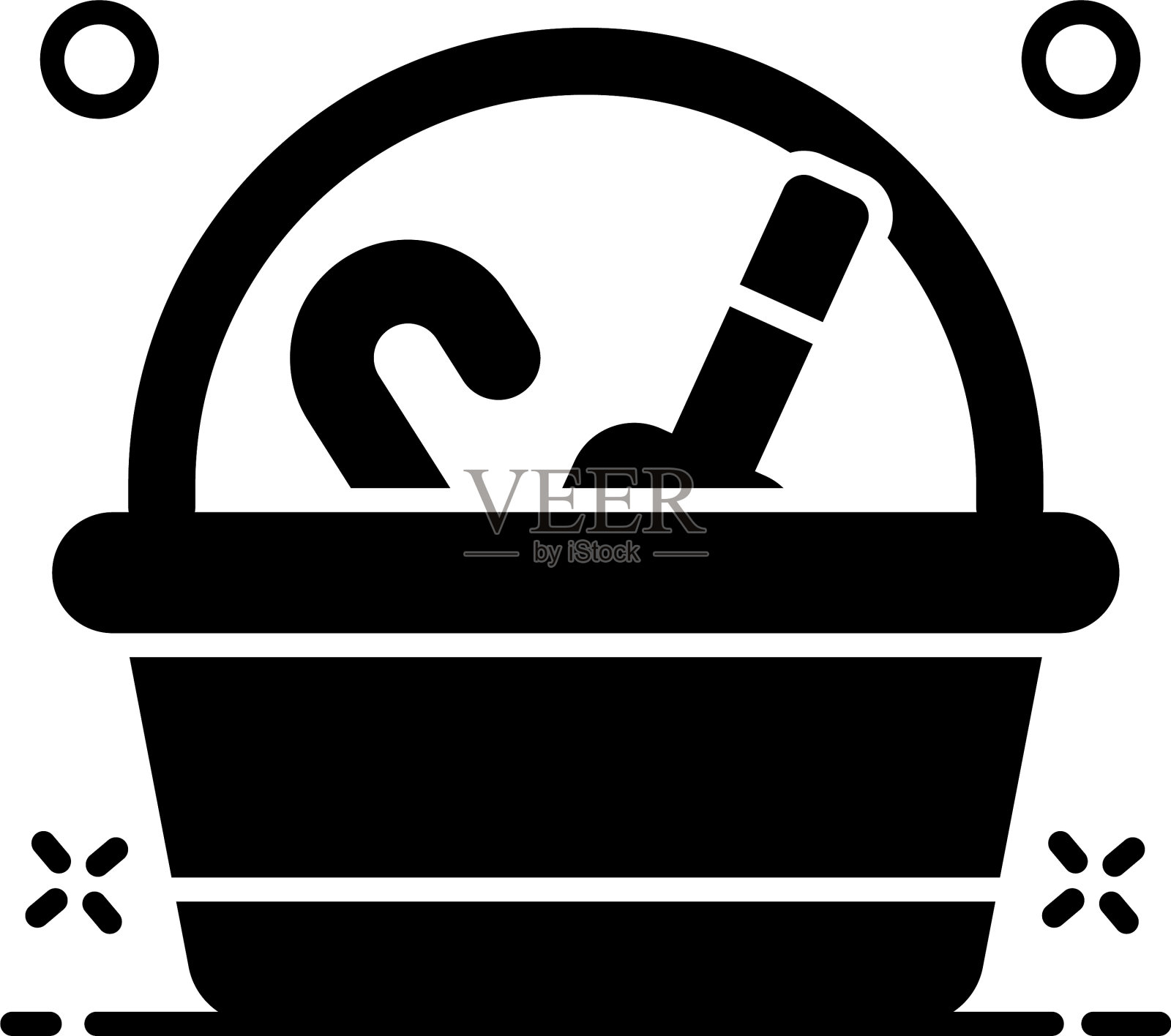 酒斗插画图片素材