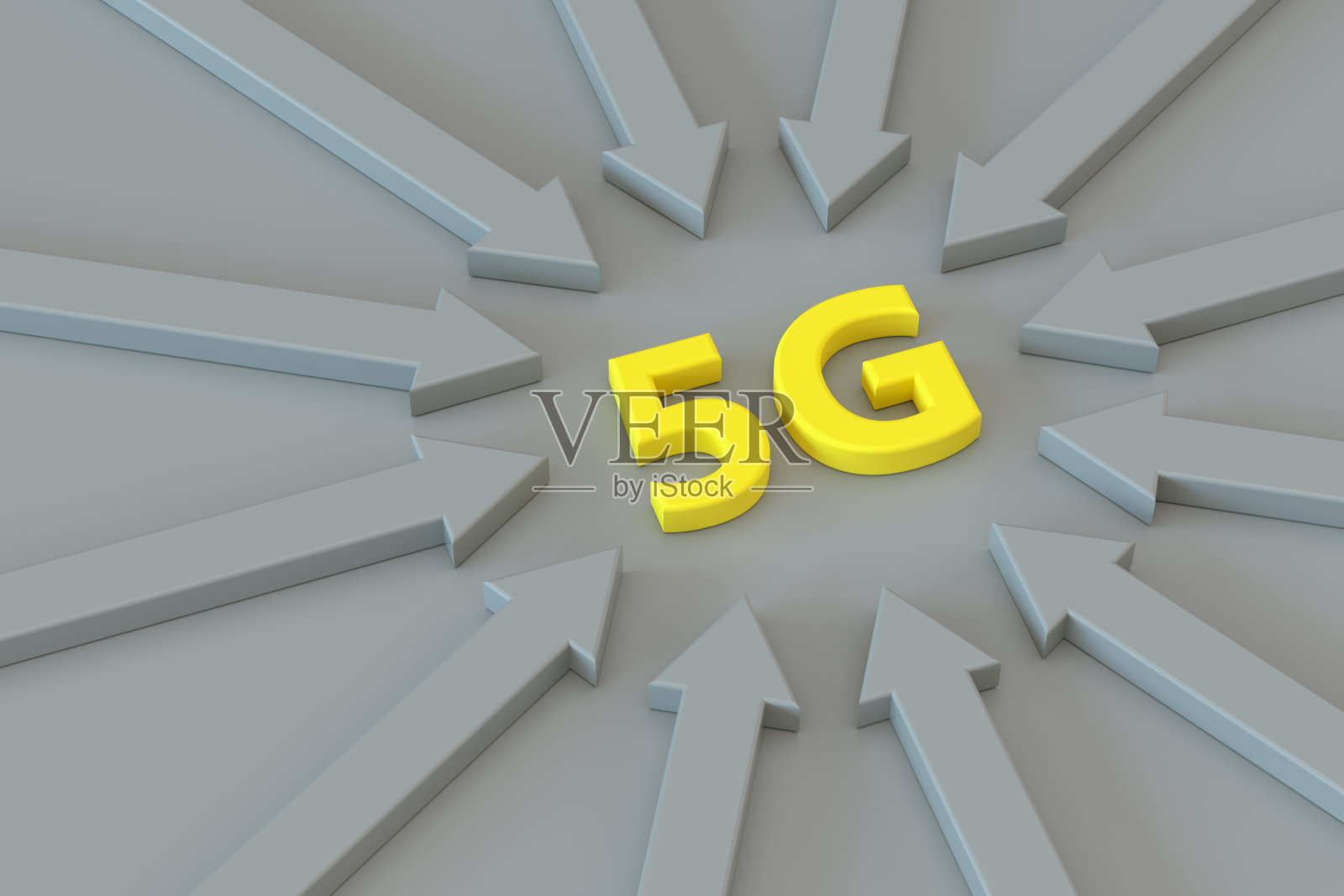 用箭连接5G照片摄影图片