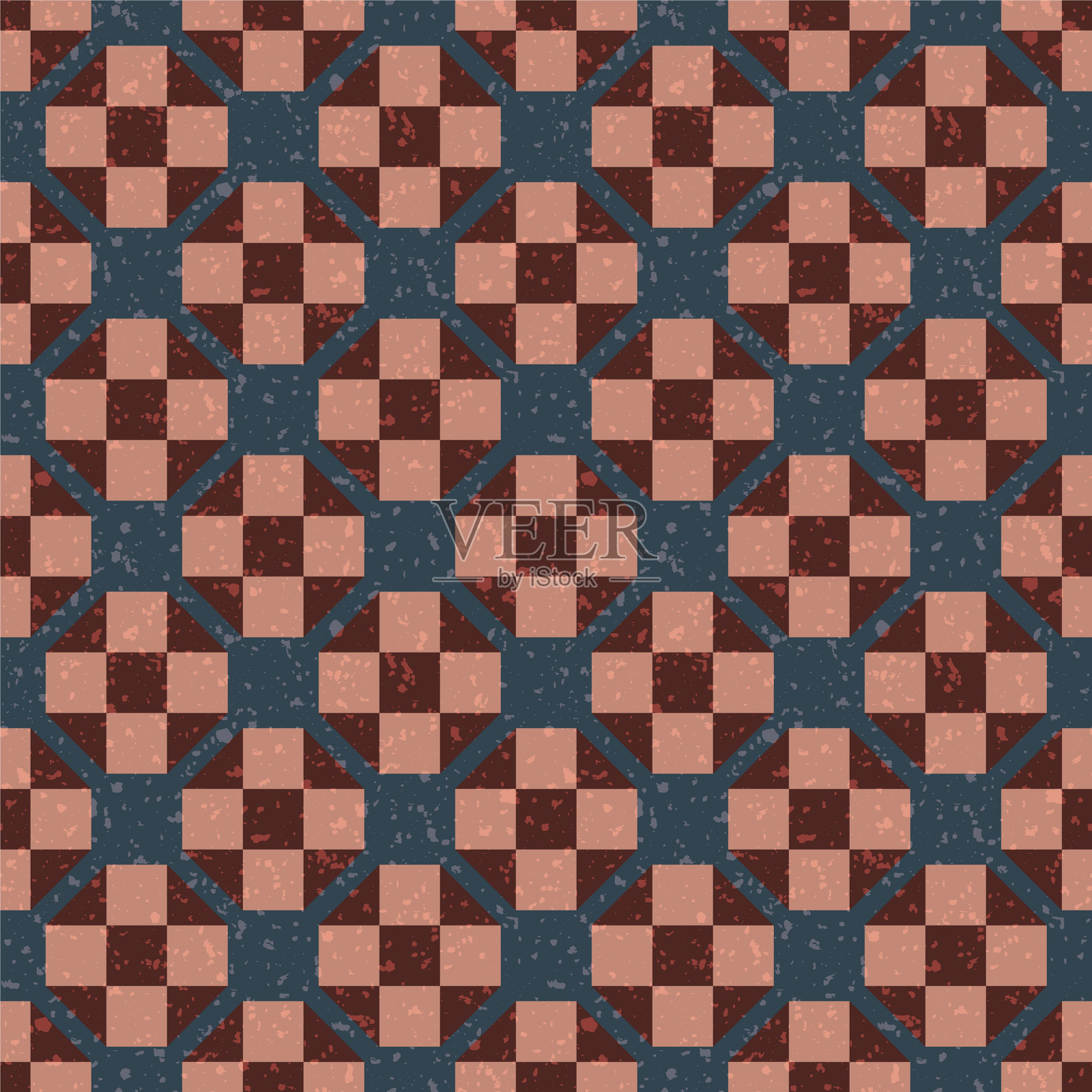 摩洛哥几何图案背景网格插画图片素材