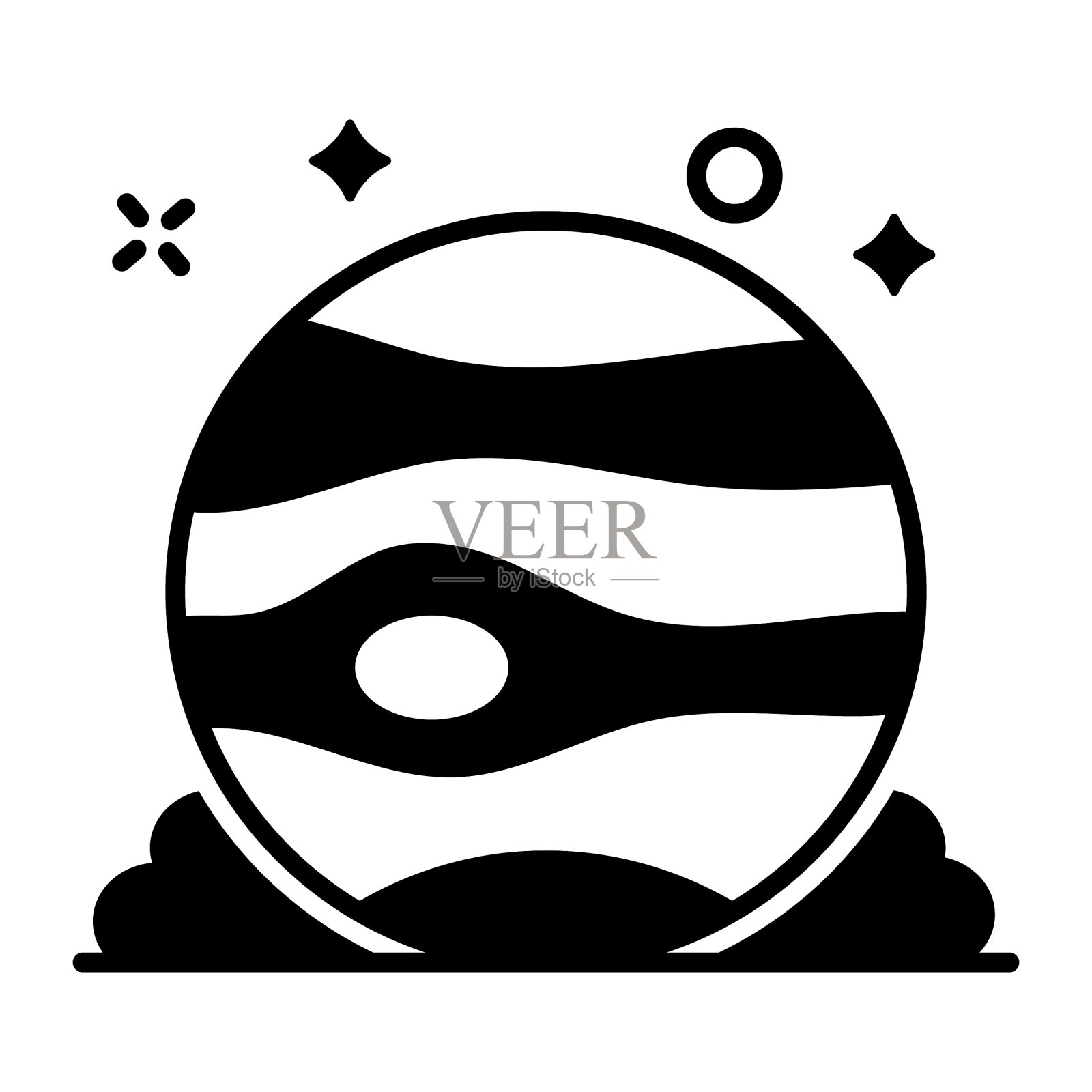 土星插画图片素材