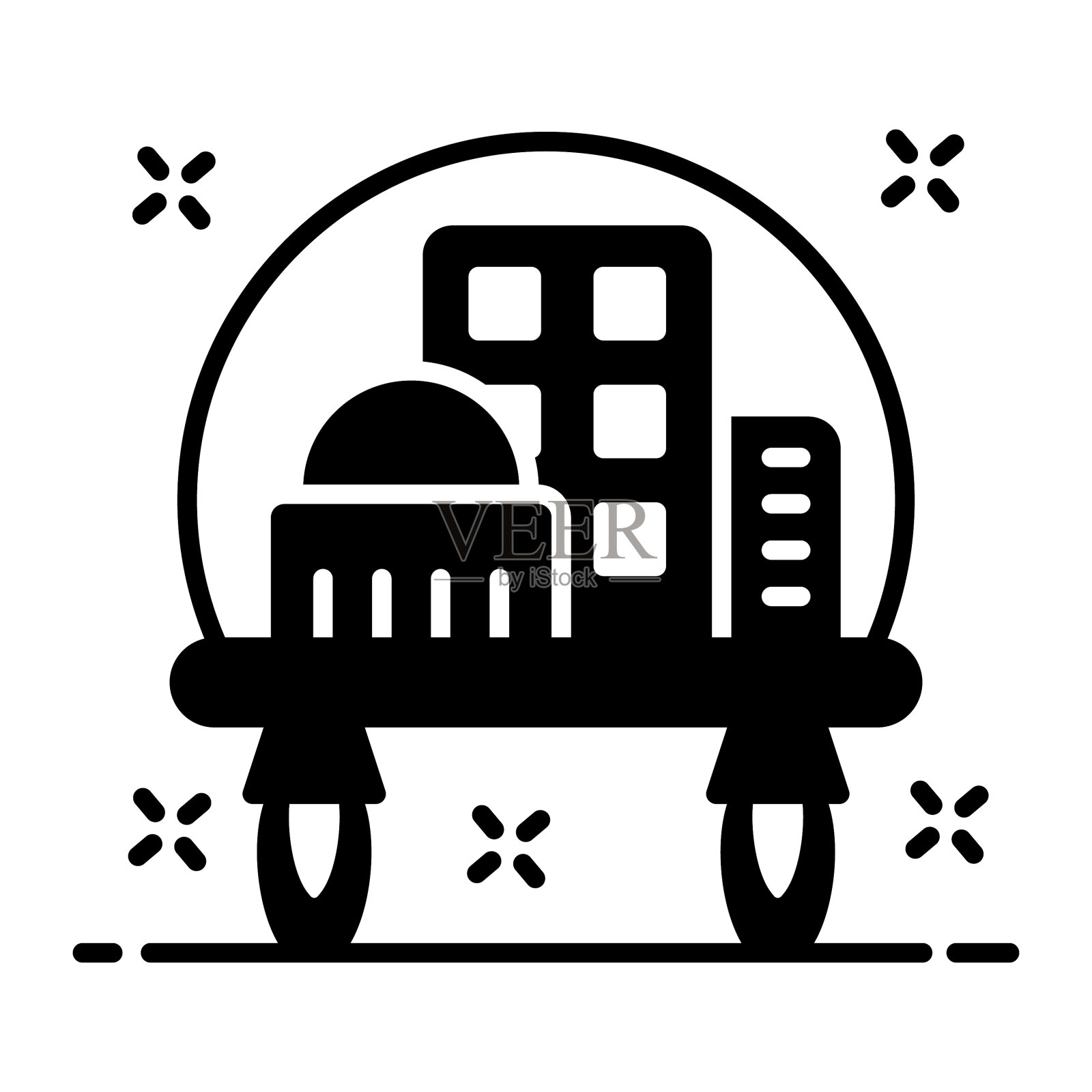 空间和解图标素材