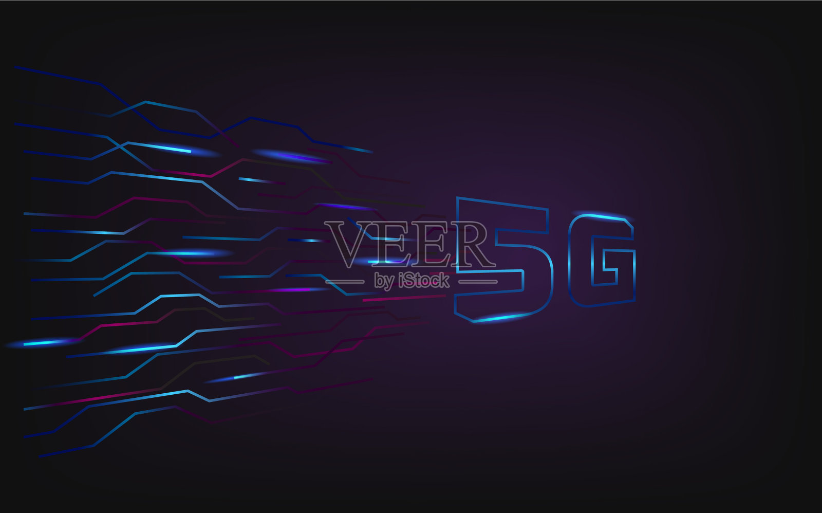 5g互联网连接概念插画图片素材