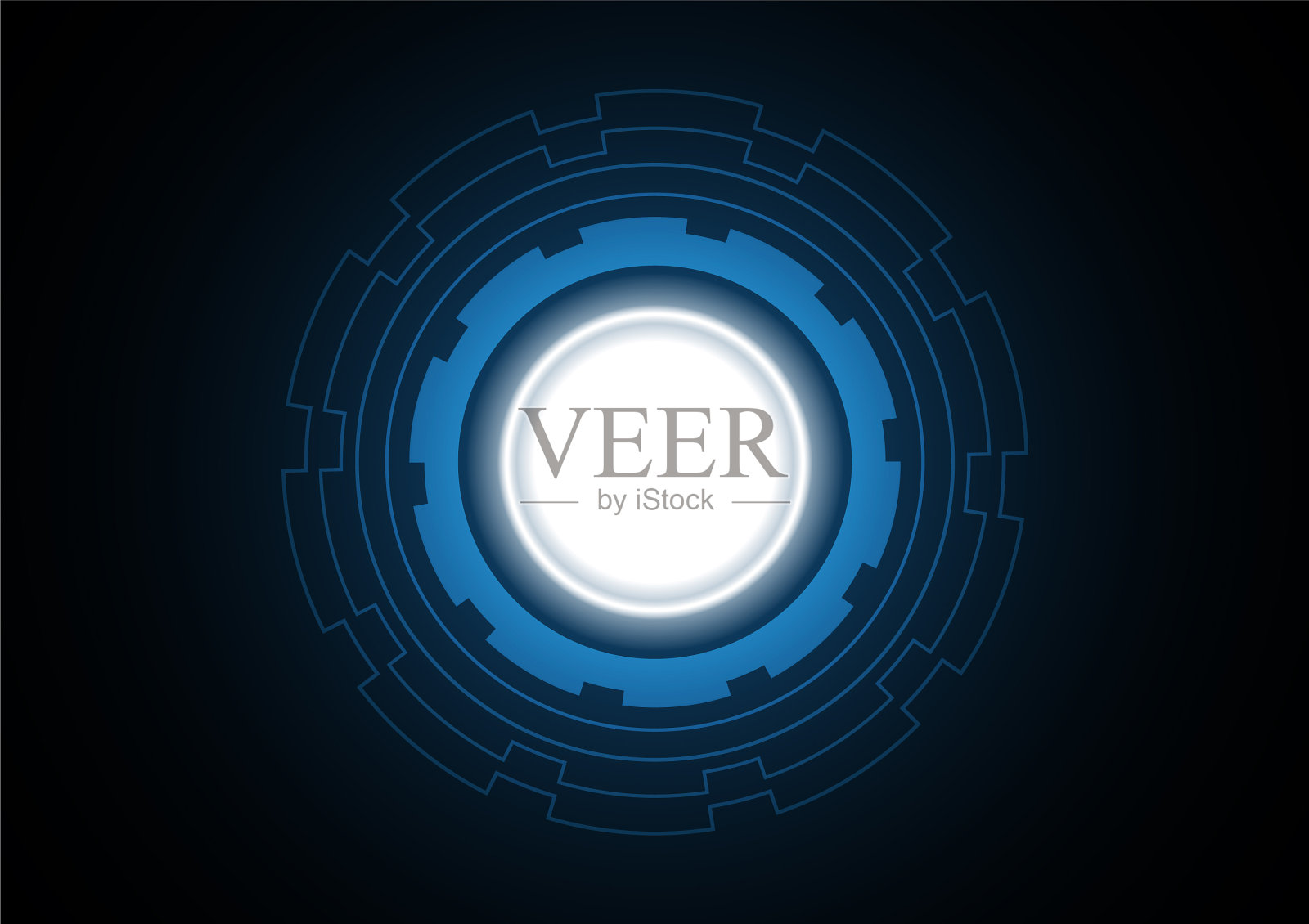 技术抽象未来圈的背景插画图片素材