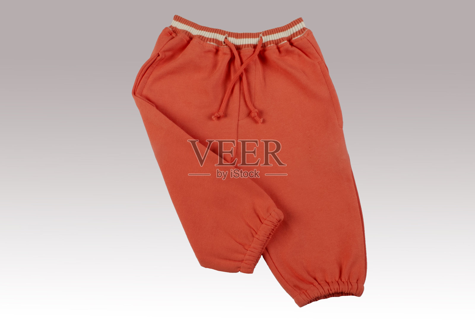 橘色儿童底装照片摄影图片