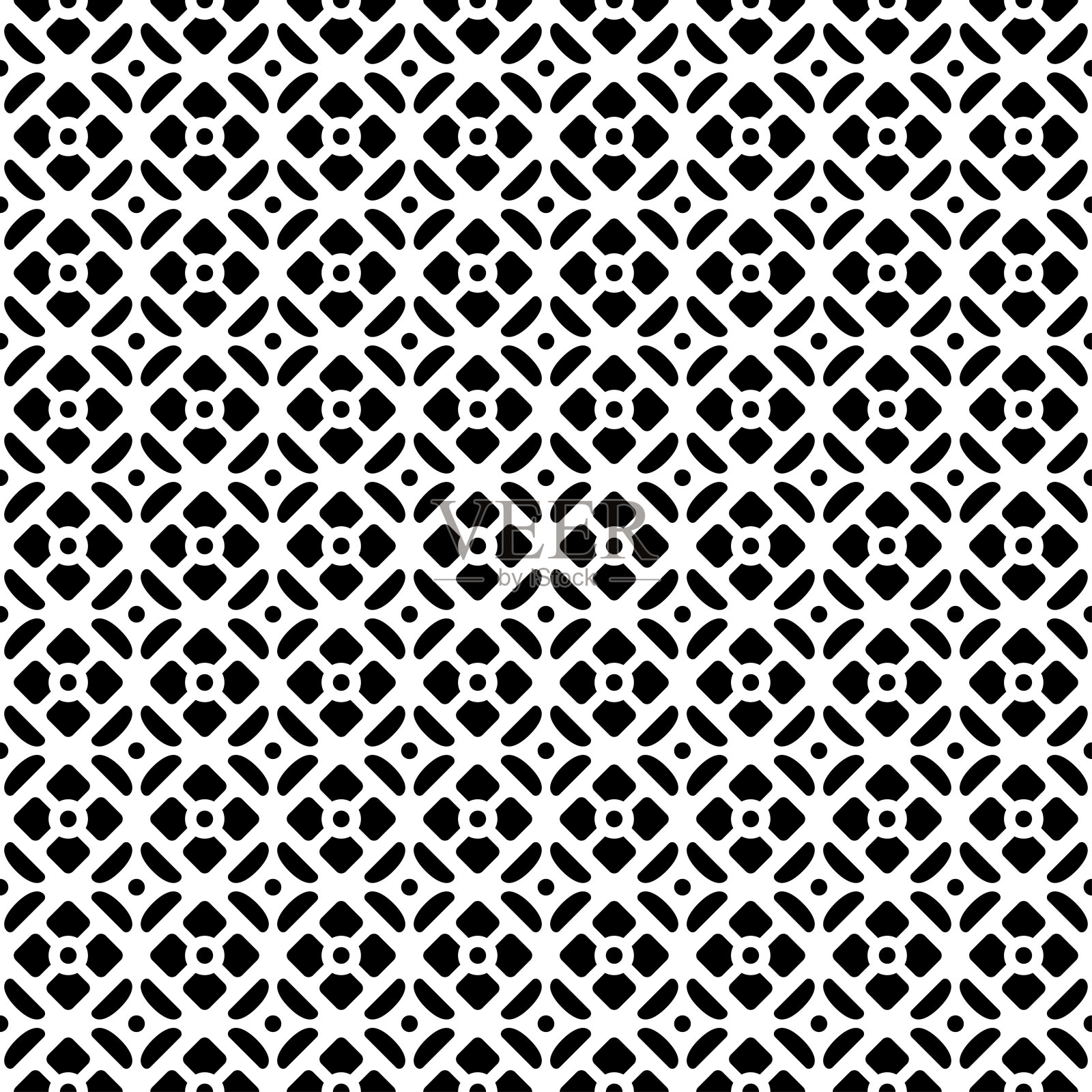 几何图案的无缝插画图片素材