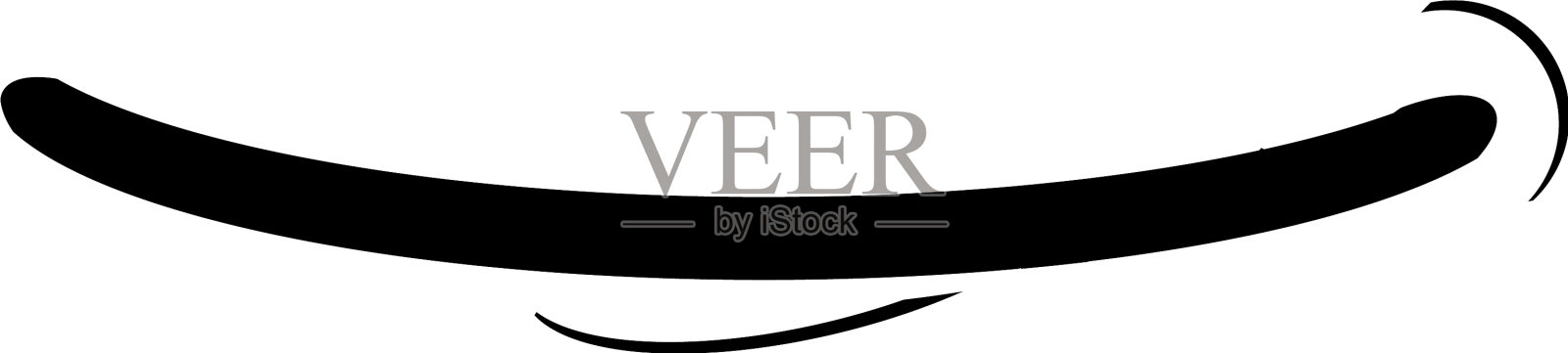 微笑图标标志模板设计-白色插画图片素材