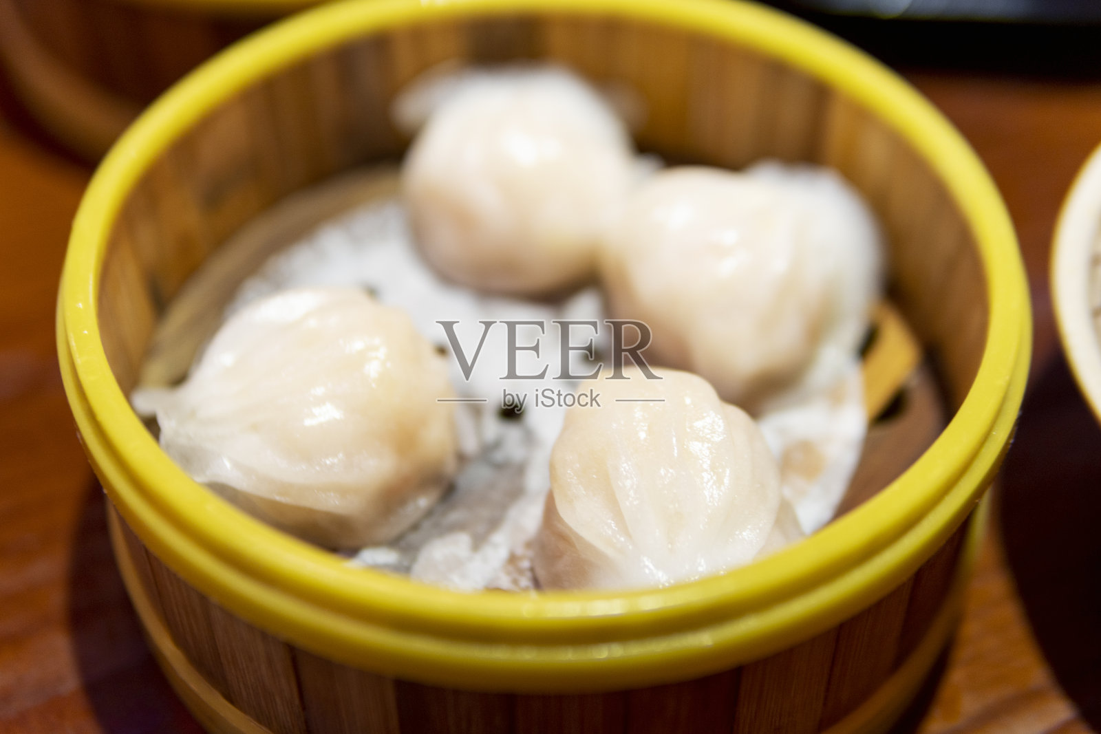 特写广东dum sum命名为虾饺照片摄影图片