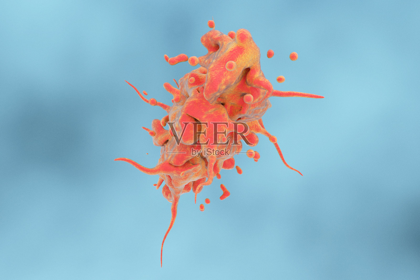 用t细胞摧毁癌细胞照片摄影图片