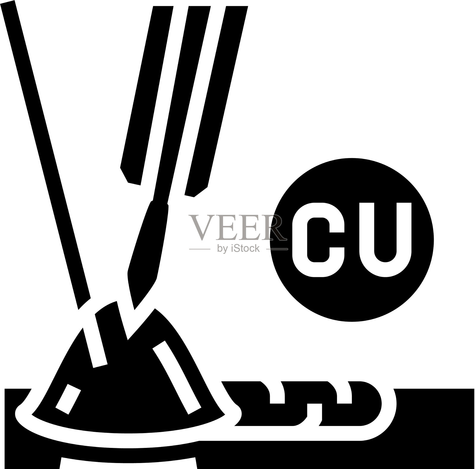 铜焊接字形图标插画图片素材