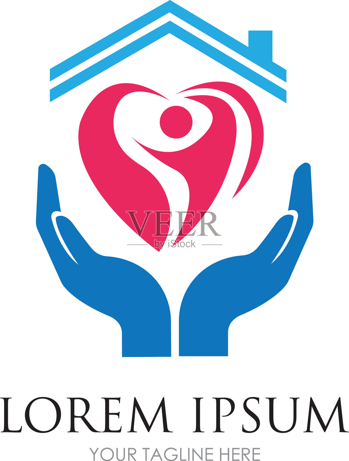 家居护理标志设计图标符号插画图片素材