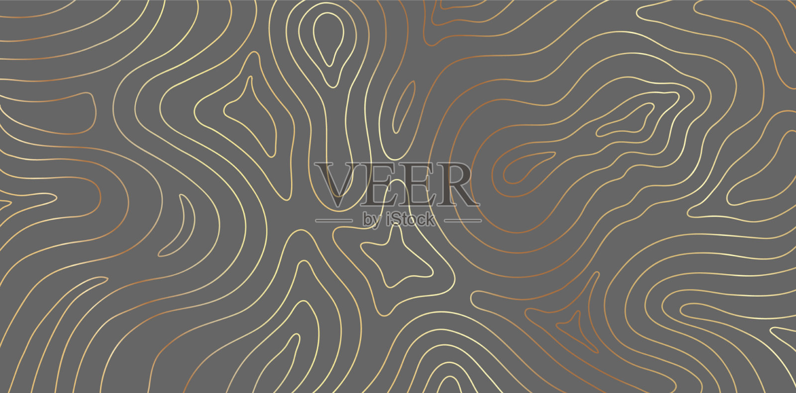 豪华黄金抽象地形图纹理插画图片素材