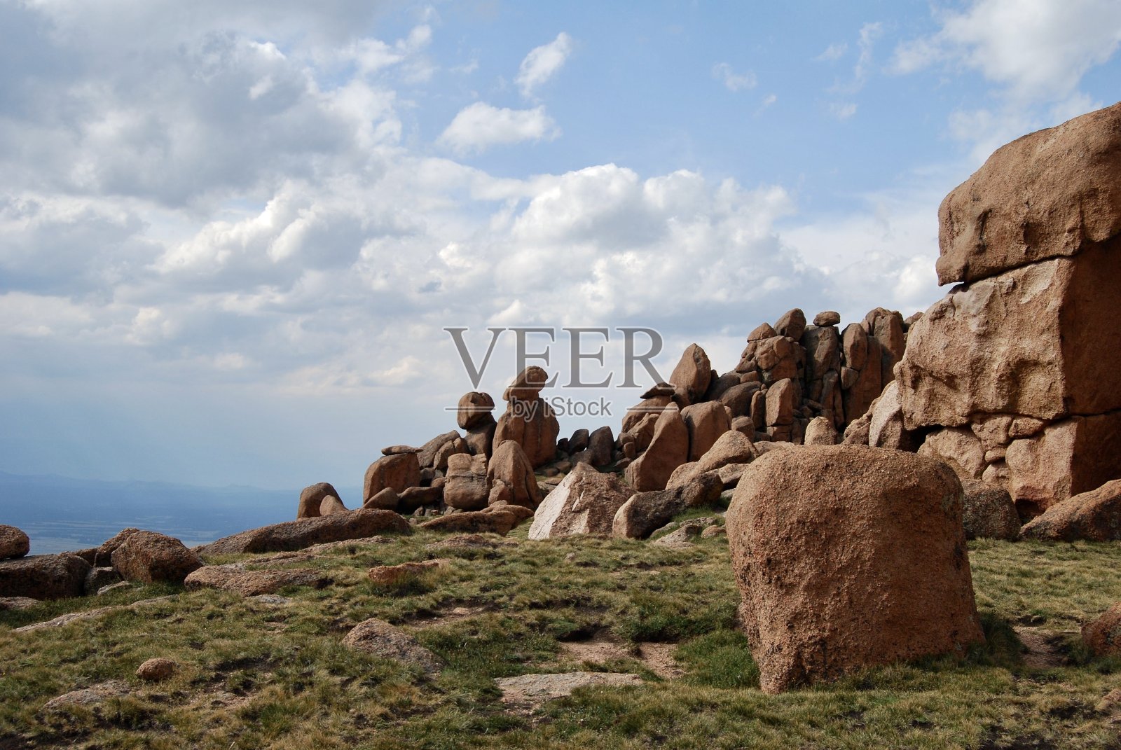 科罗拉多州偏远的山顶照片摄影图片