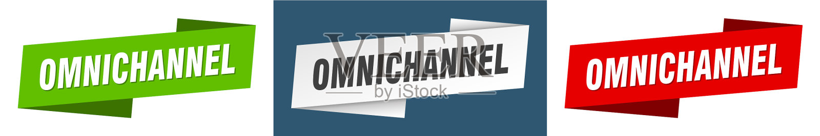 全通道横幅全通道缎带标签标志插画图片素材