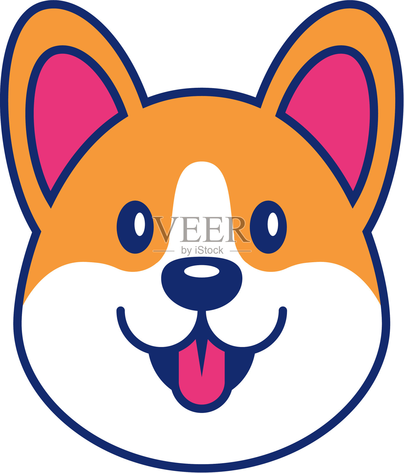 小狗狗插画图片素材