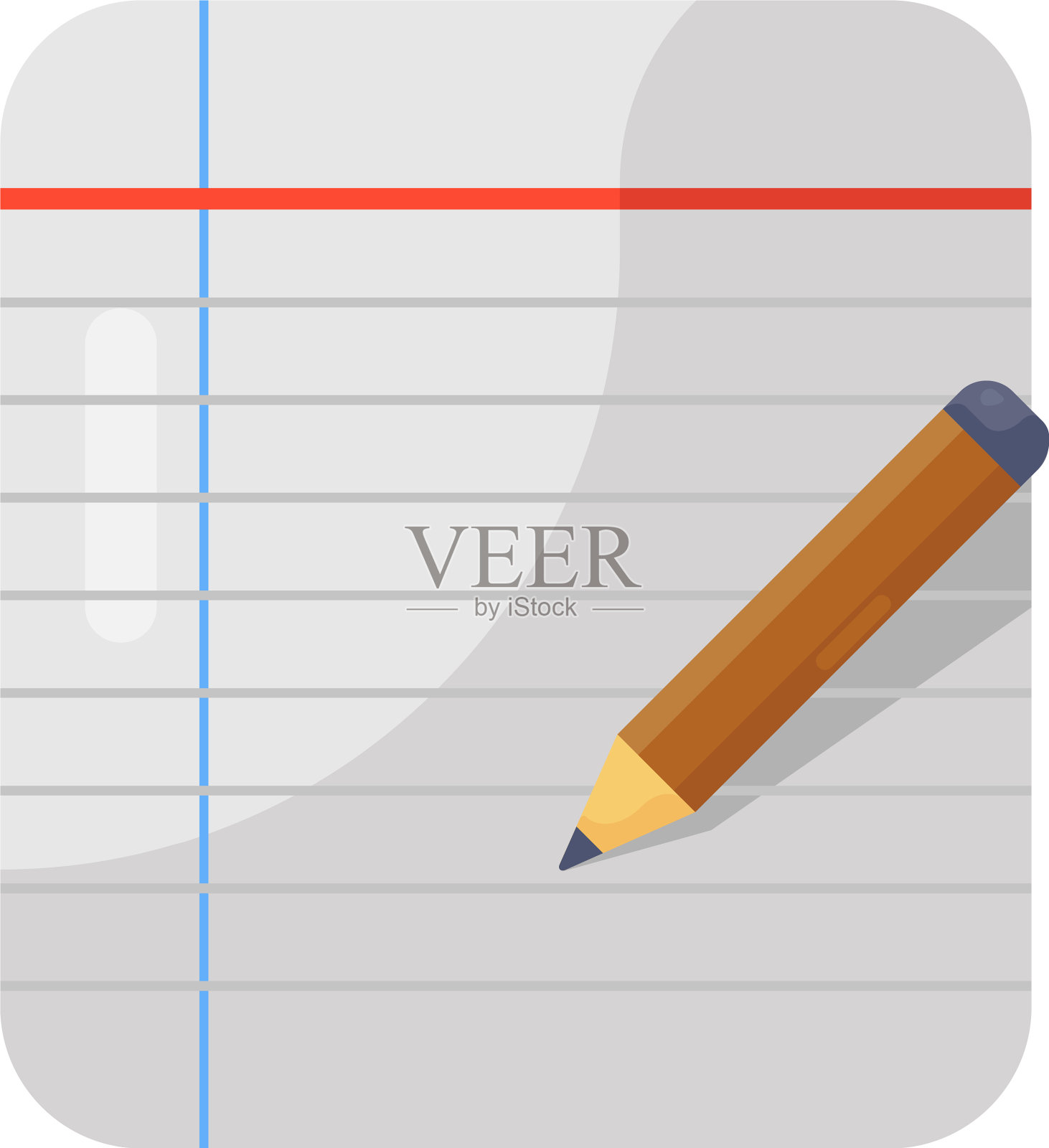 笔记本插画图片素材