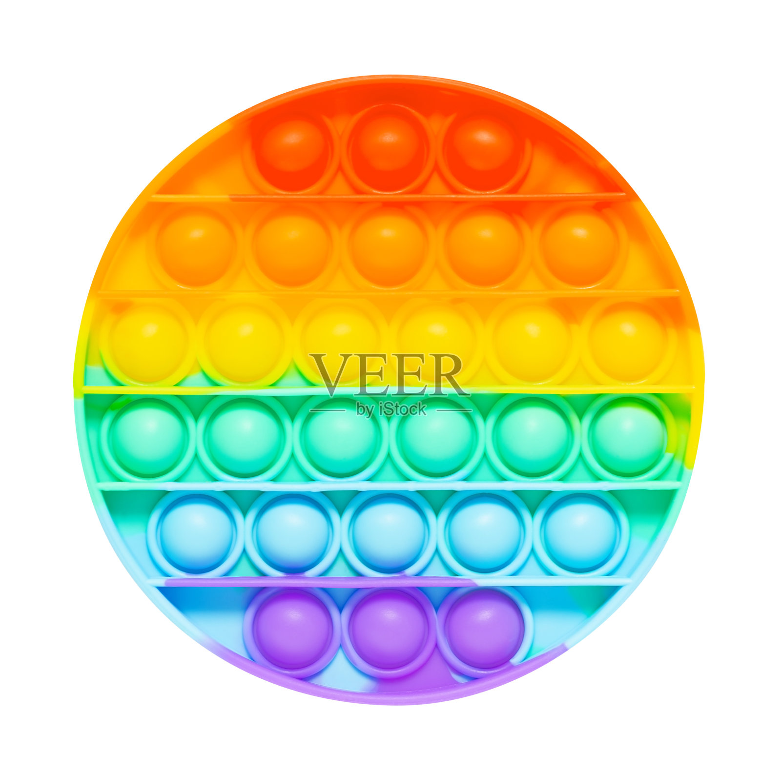 儿童用的硅胶玩具用来爆破圆形的气泡照片摄影图片