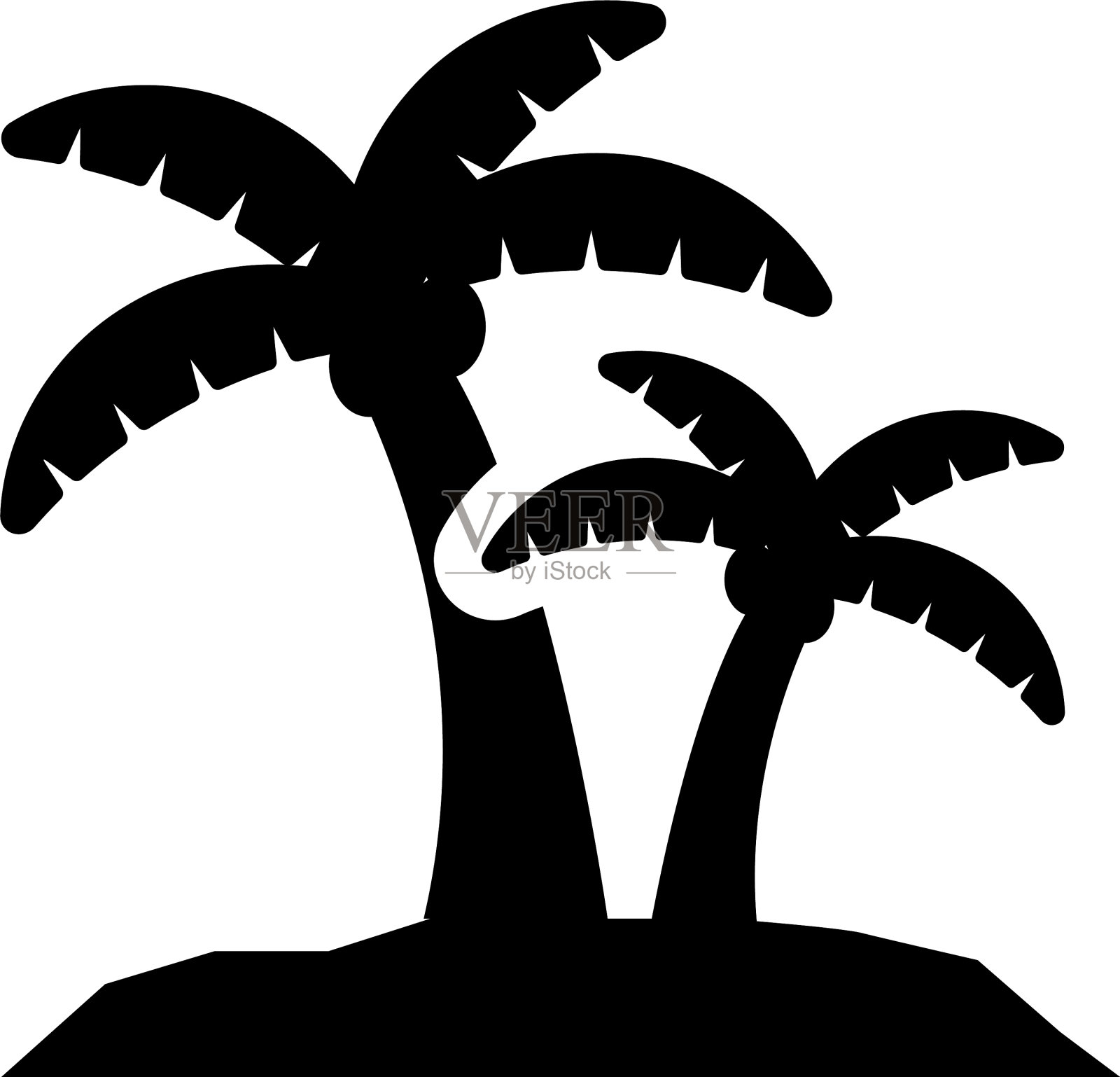 棕榈树插画图片素材