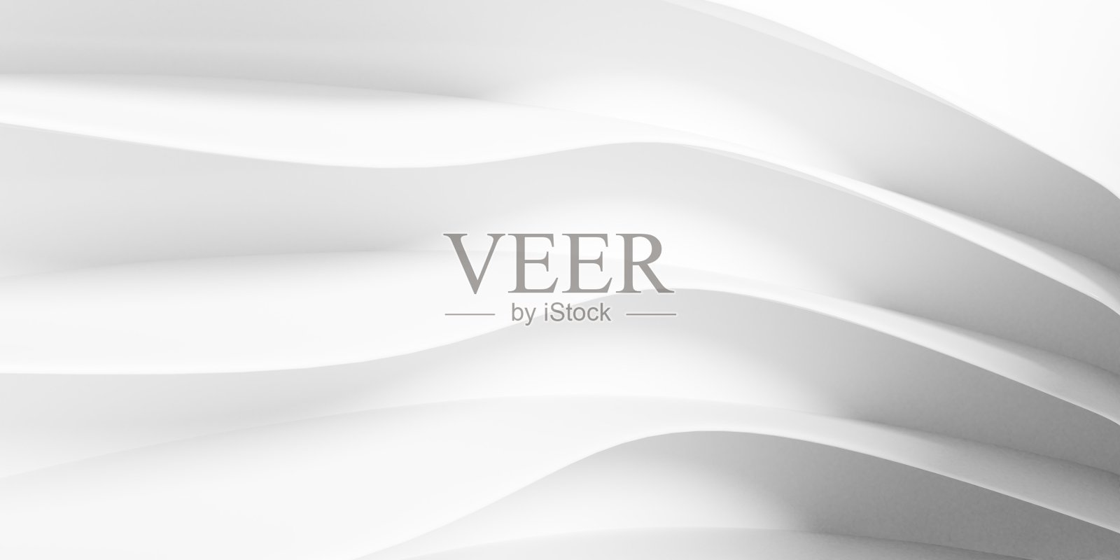 抽象的白色建筑背景。3d渲染。现代几何壁纸。未来的技术设计照片摄影图片