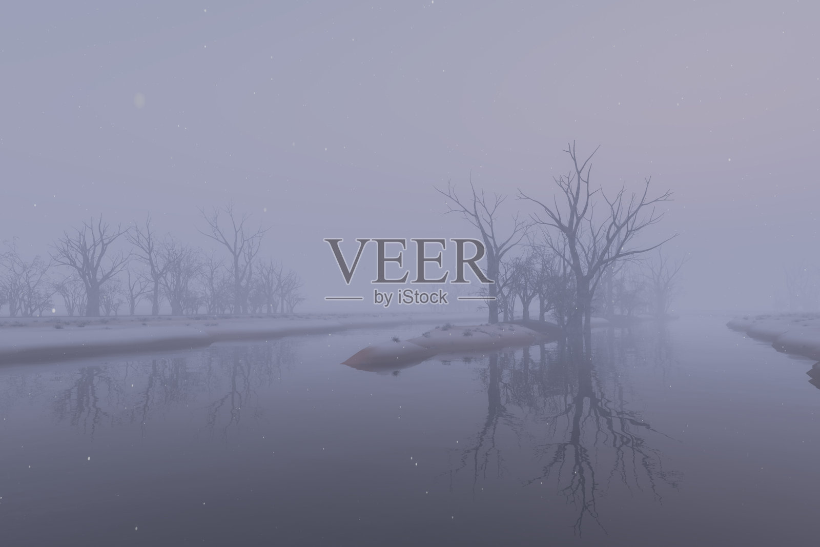 雪湖上的日落照片摄影图片