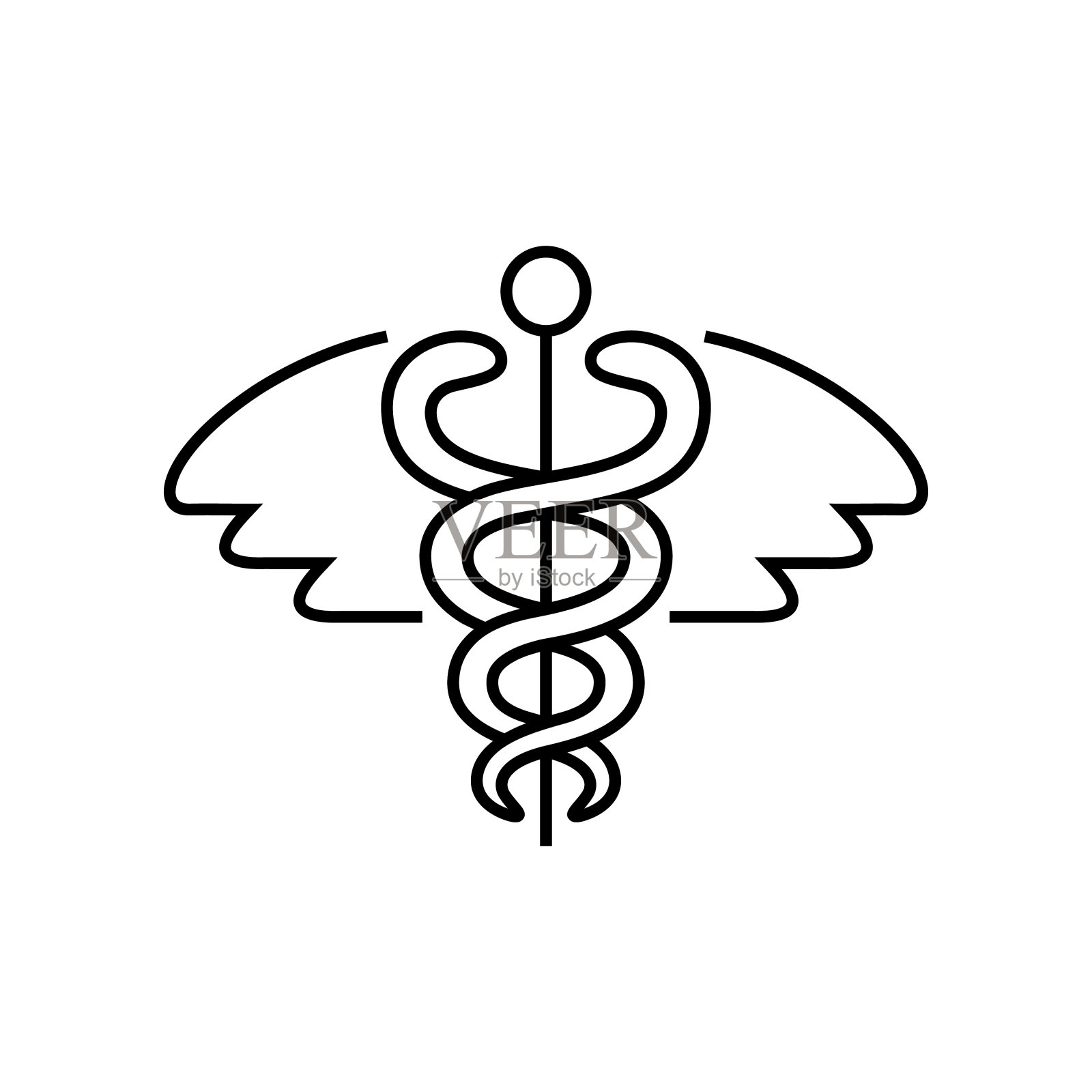 墨丘利的图标插画图片素材