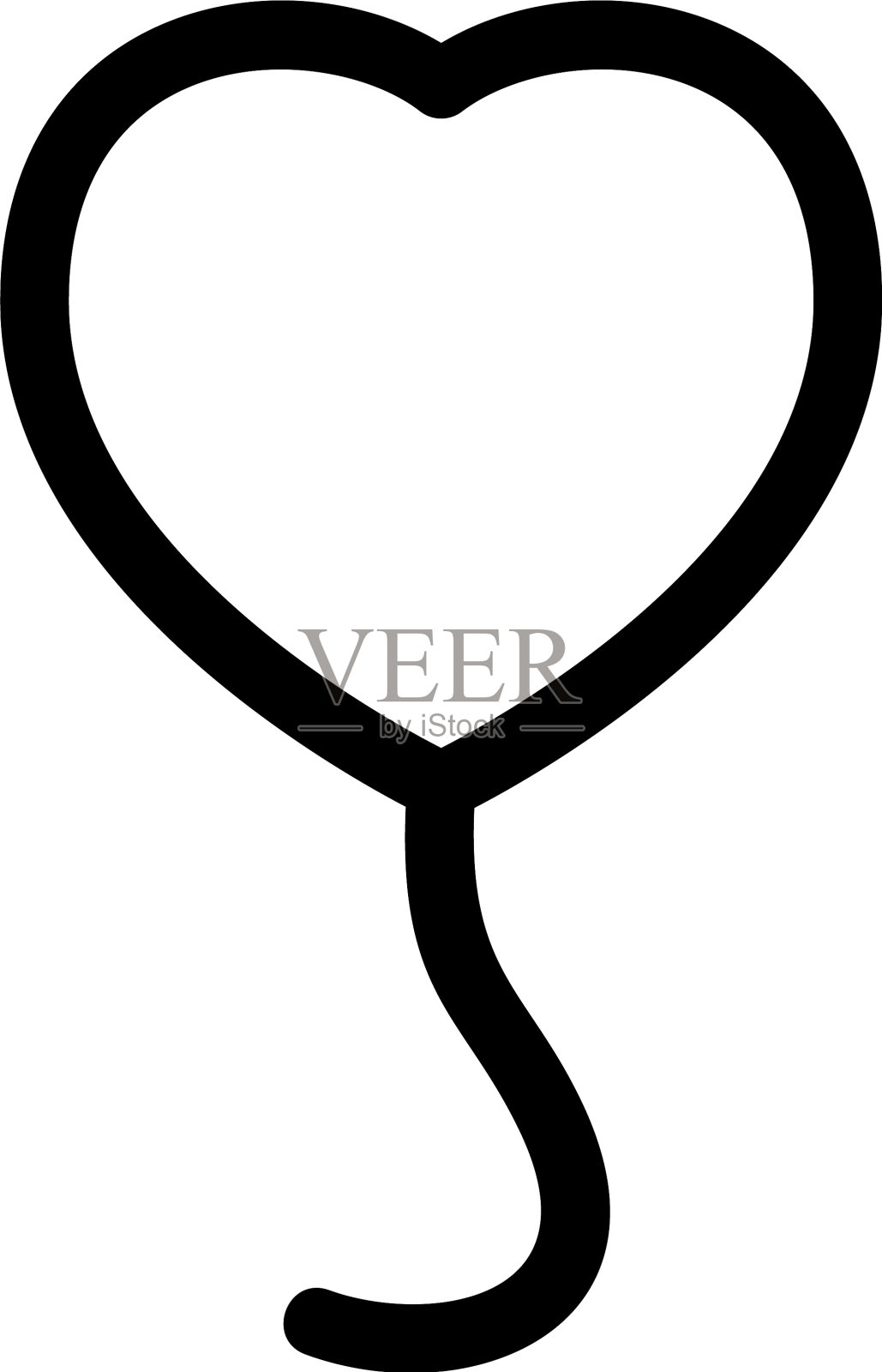 气球图标或标志孤立符号符号插画图片素材