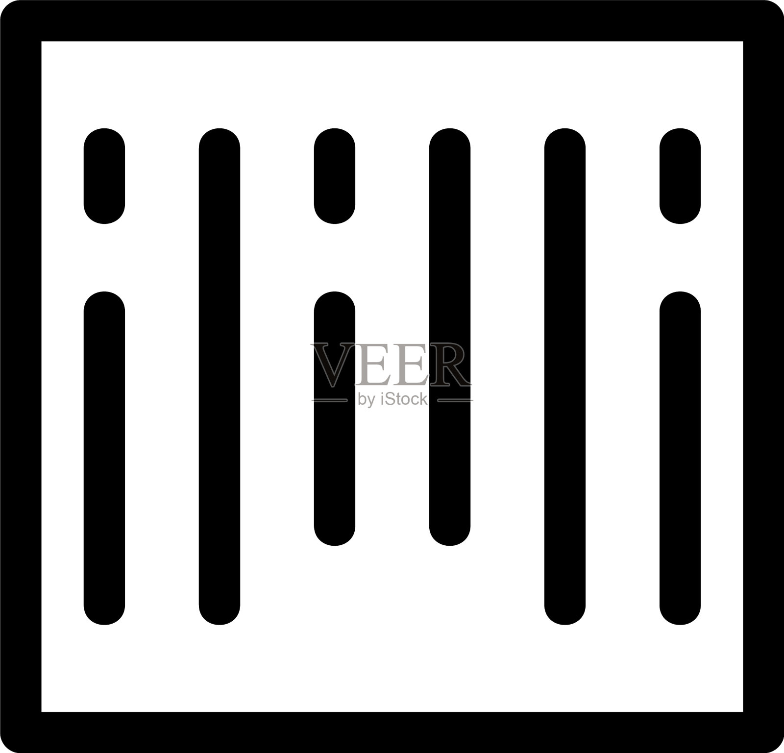 条码图标或标志孤立符号符号图标素材