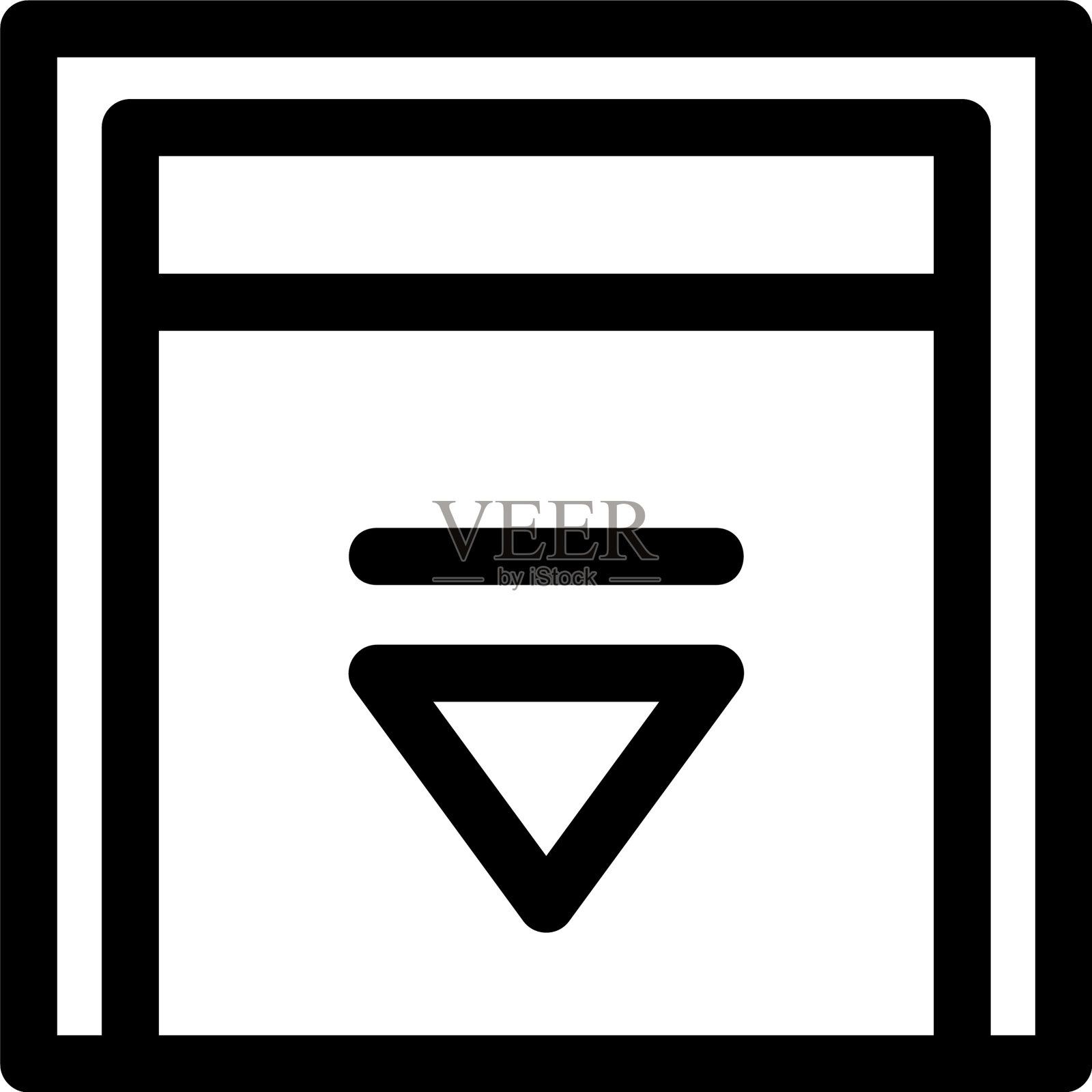 升降标志或标志孤立标志符号图标素材