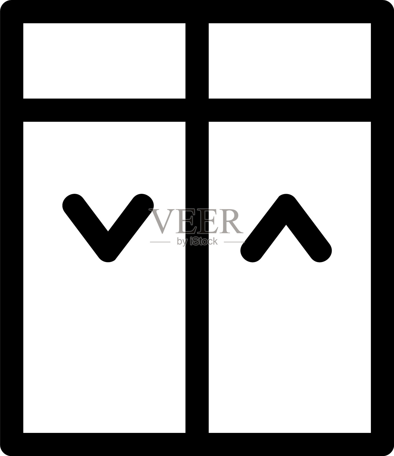 电梯图标或标志孤立标志符号图标素材