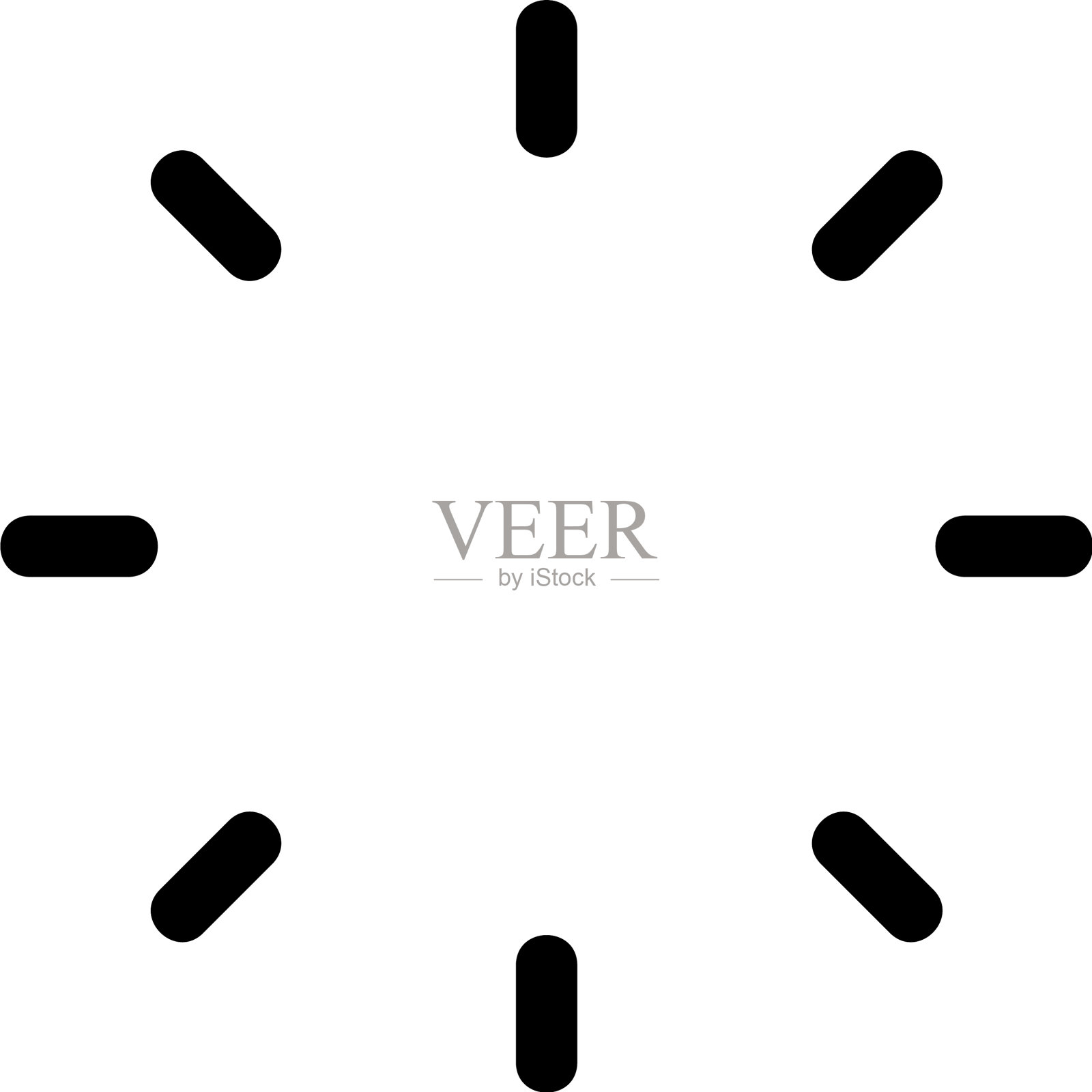 加载图标或标志孤立符号符号图标素材