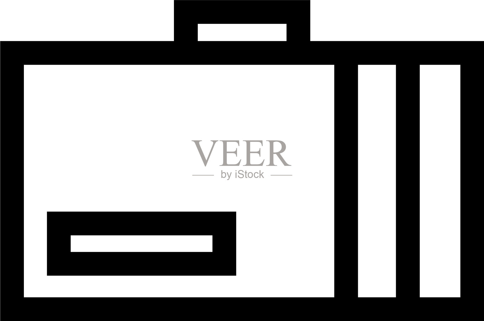 手提箱图标或标志孤立标志符号图标素材