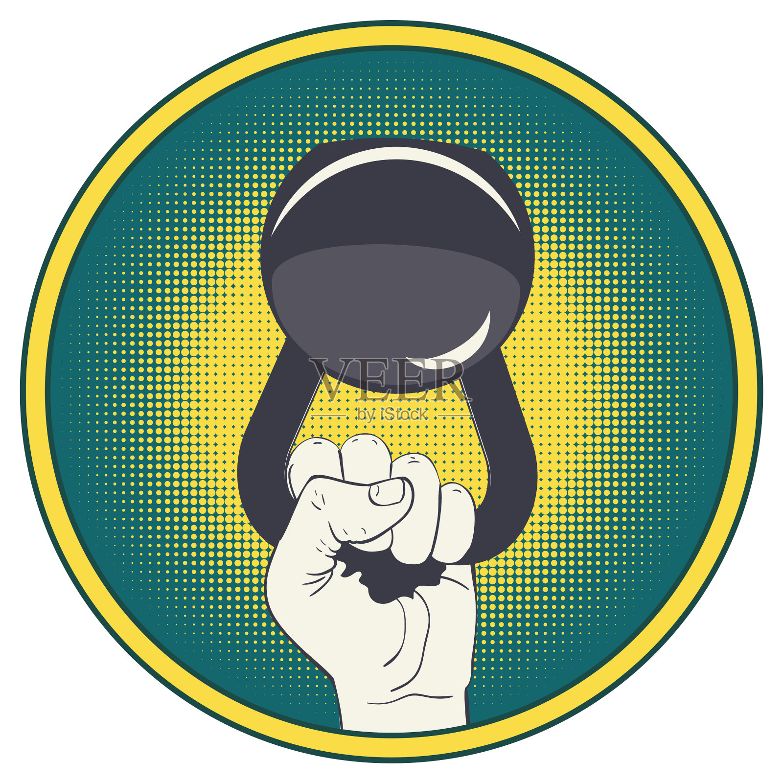 手与壶铃设计设计元素图片