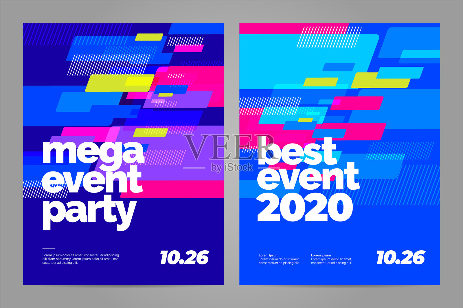 布局海报模板设计的体育活动插画图片素材