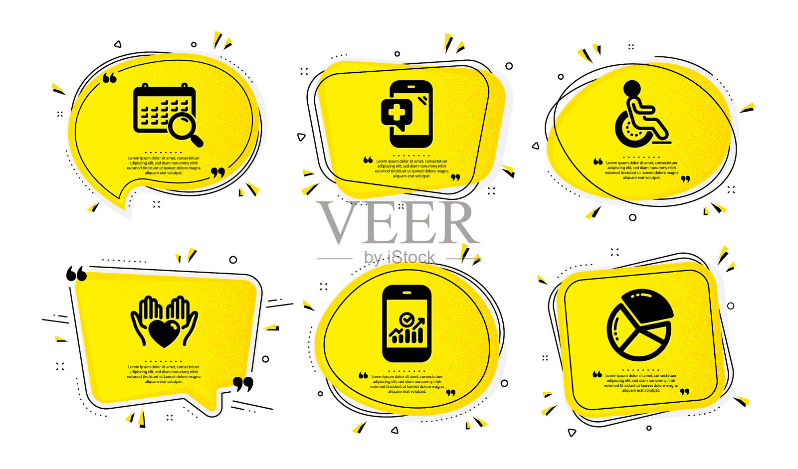 智能手机统计搜索日历并保持图标素材