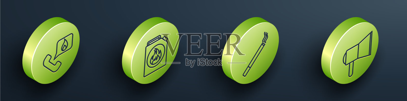 设置等距电话，紧急呼叫911图标素材