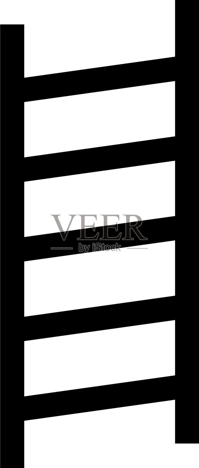 楼梯图标或标志孤立标志符号插画图片素材