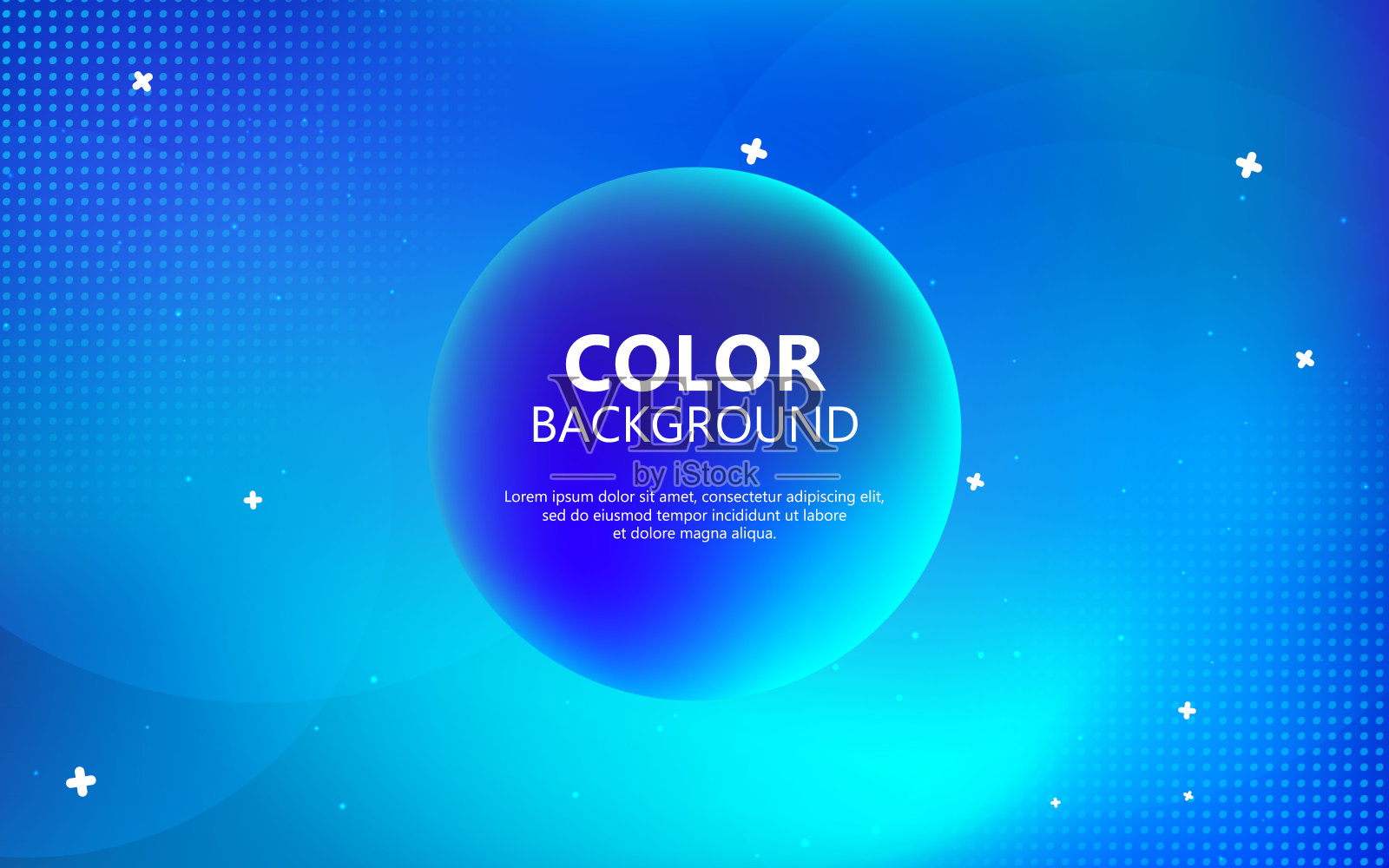 抽象模糊梯度背景。彩色背景与几何形状组成插画图片素材