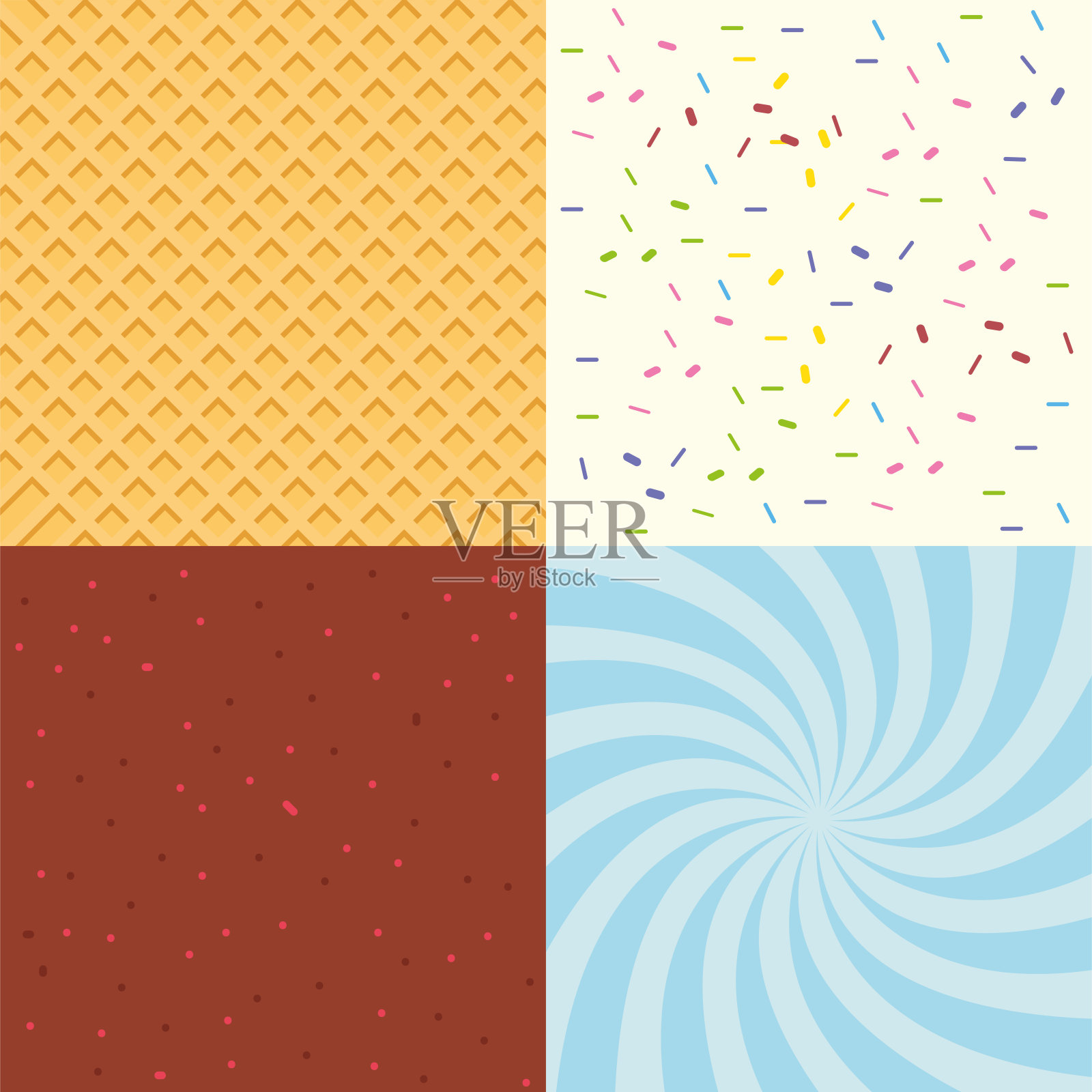 设置不同的纹理插画图片素材