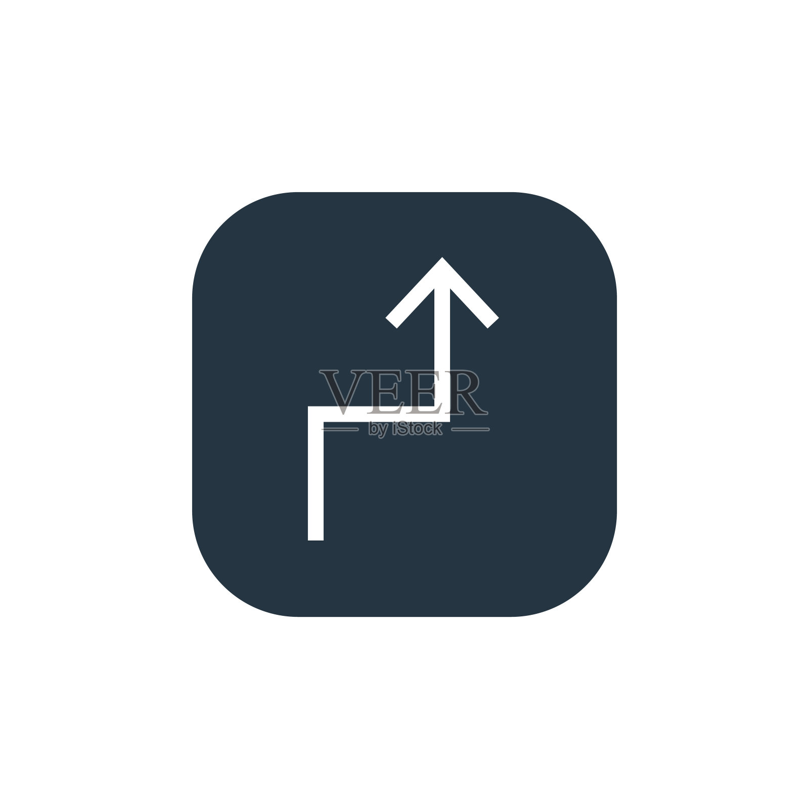 箭头图标。字形向上箭头图标，用于网站设计和移动，应用程序开发，打印。向上箭头图标从填充箭头集合孤立的白色背景。图标素材