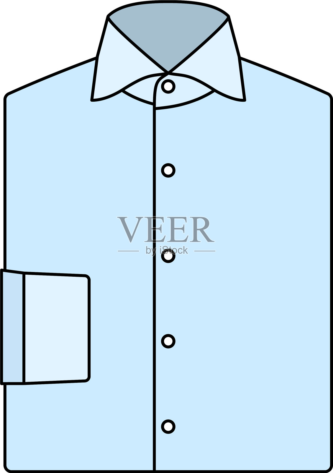 折叠衬衫图标设计元素图片