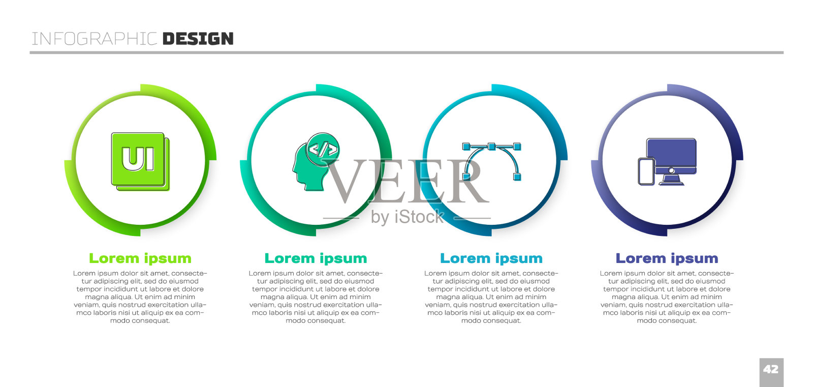 设置UI或ux设计贝塞尔前端开发插画图片素材